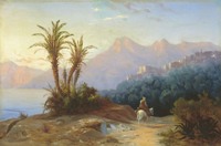 1852. Иванов А.И. Итальянский пейзаж