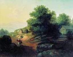 Лебедев М.. Итальянский пейзаж. 1836