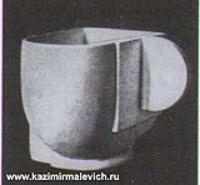 Фарфоровая модель чашки. 1923